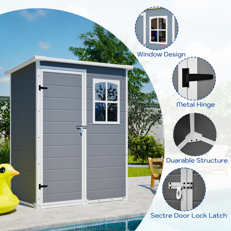 TATEUS Outdoor Storage House image number 6