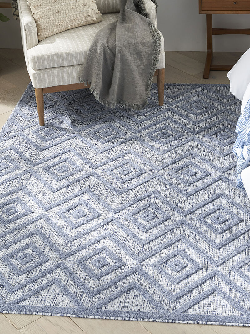 Versatile NRV01 Denim/Blue 6' x 9' Rug