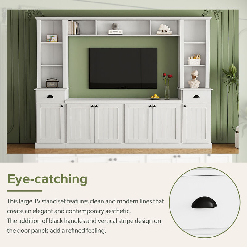 Jitfid  Ample Storage Space TV Stand image number 2
