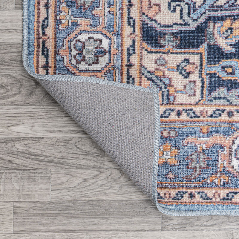 Cirali Ornate Large Medallion Machine-Washable Area Rug