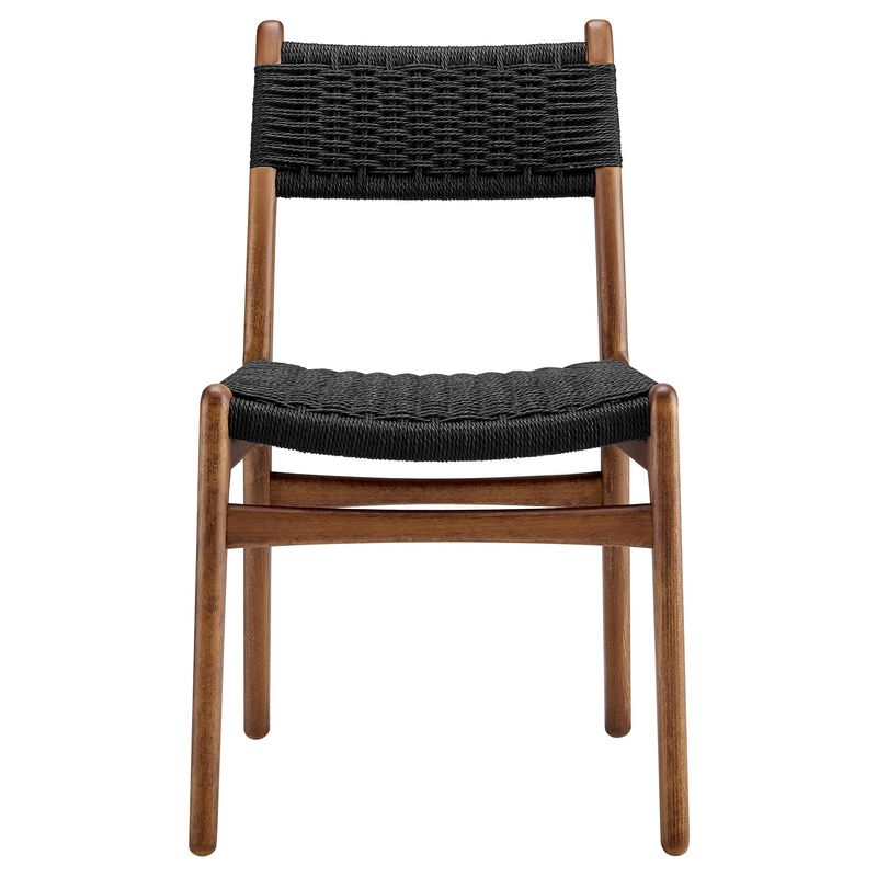 Wynn Rope and Wood Dining Side Chairs Set of 2 image number 8