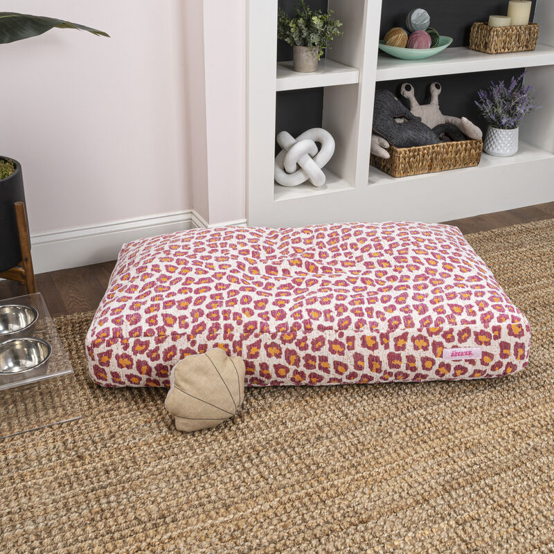 Mabel Designer Modern Ultra Soft Reversible Plush Rectangular Pet Bed with Washable Cover