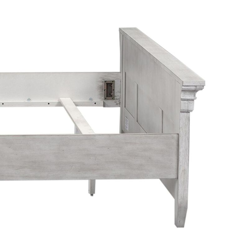 Liberty Furniture Heartland Optional California King Panel Bed in Antique White w/ Tobacco Top image number 2