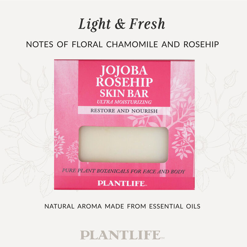 Plantlife Bar Soap - Jojoba Rosehip 3 Pack image number 2