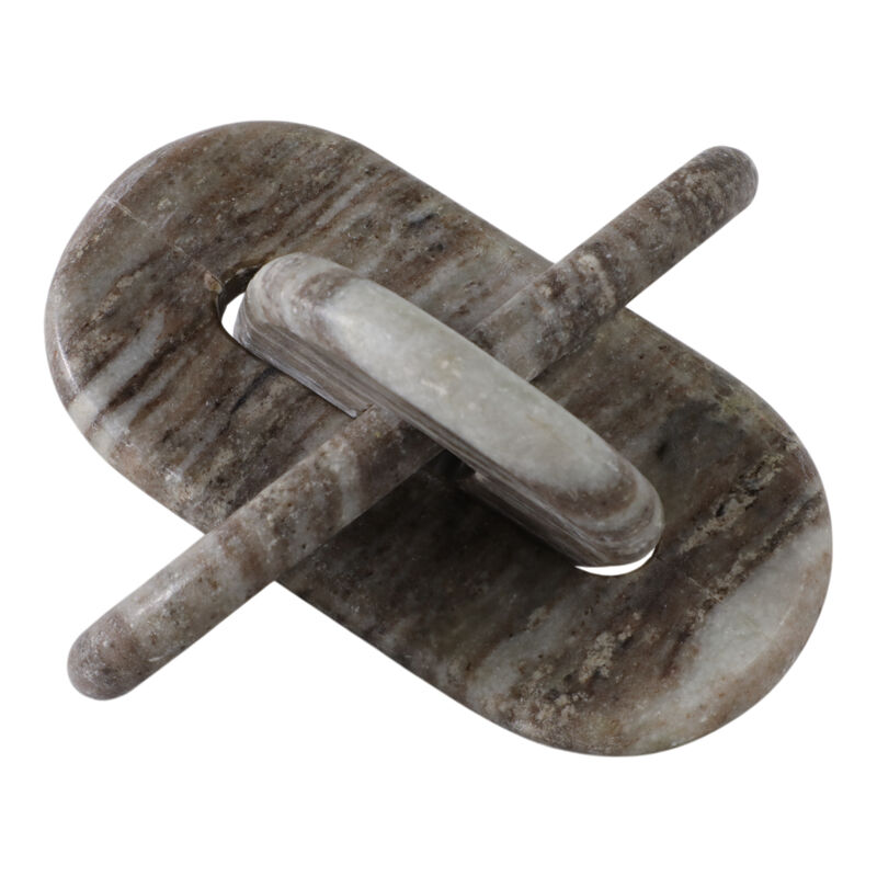 9x9" Rounded Marble Knot, Grey image number 2