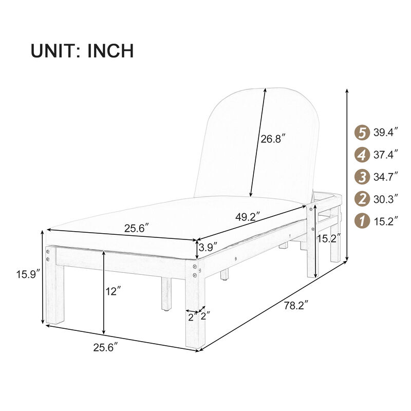 Kurmub Outdoor Lounge Chair image number 7
