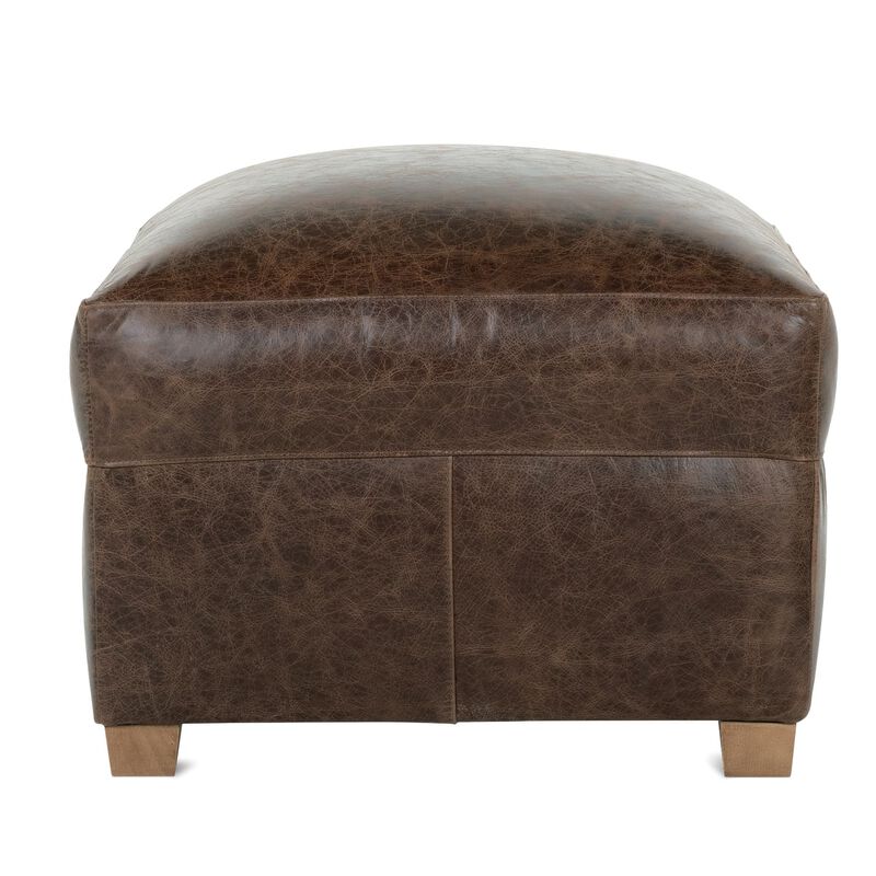 Lilah Leather Ottoman