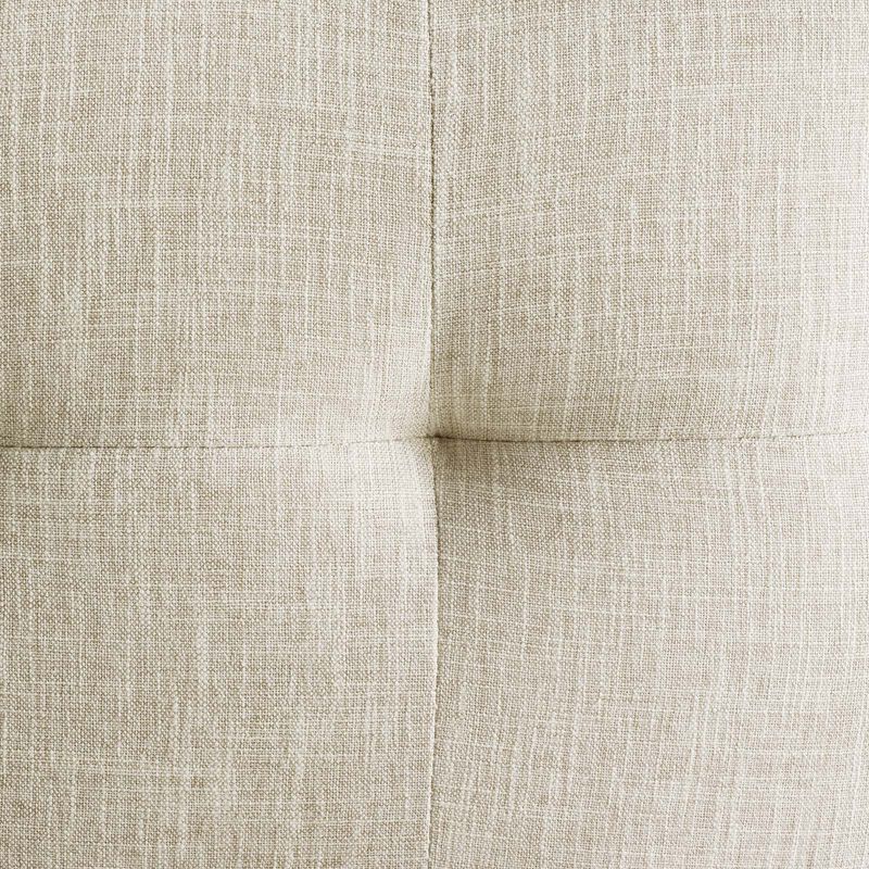 Privy Gold Stainless Steel Upholstered Fabric Dining Accent Chair image number 4