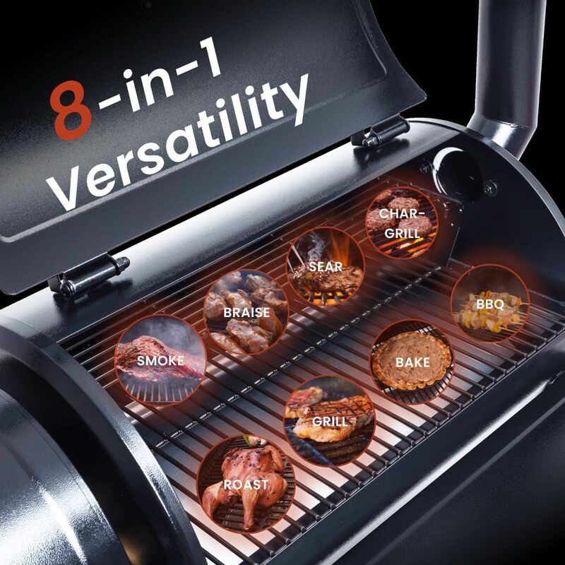 ShipItFurniture ZPG450A Pellet Grill Smoker 459 sq in - PID V2.1 Controller image number 4