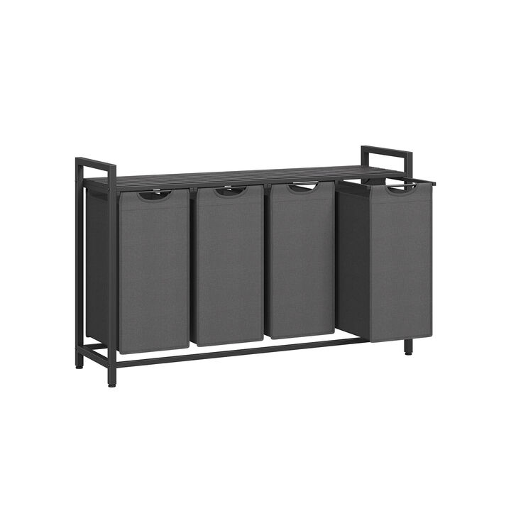 Laundry Hamper with Lid and Durable Construction for Easy Use