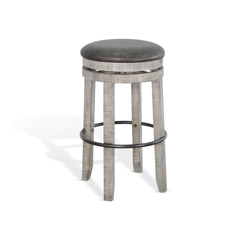 Sunny Designs Bar Swivel Stool, Cushion Seat