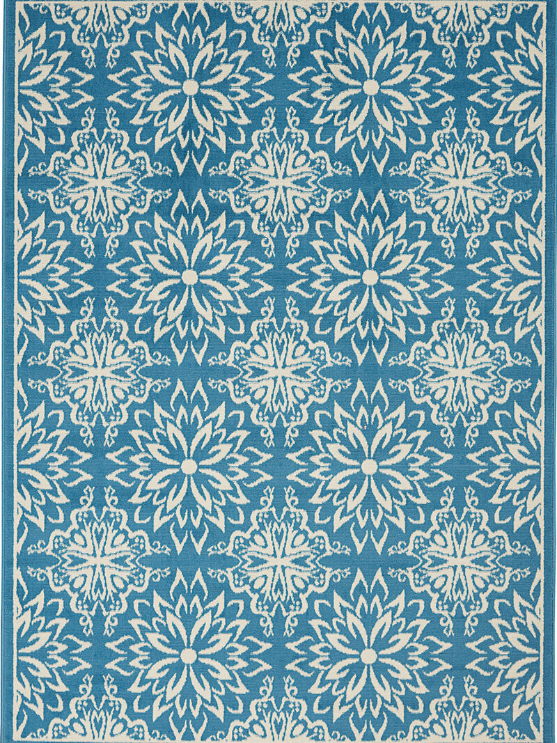 Jubilant JUB06 Ivory/Blue 4' x 6' Rug