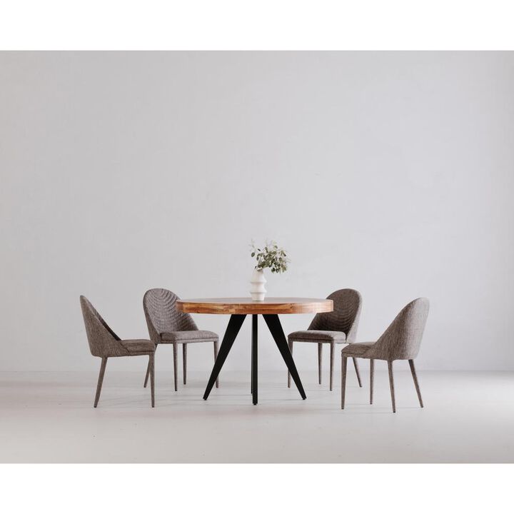 Moe&rsquo;s Parq Round Dining Table Amber