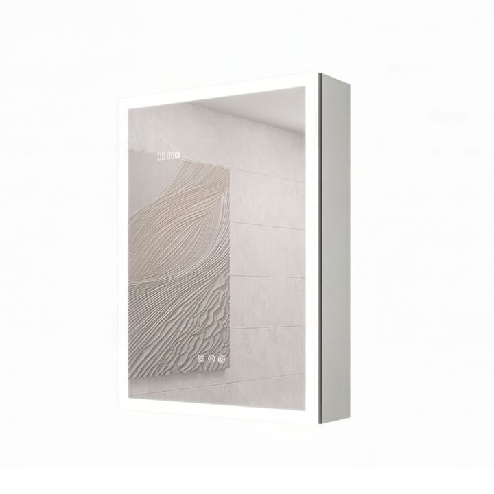 ELEMENT ACE LED Illuminated Medicine Cabinet with Defogger Mirror and Digital Display