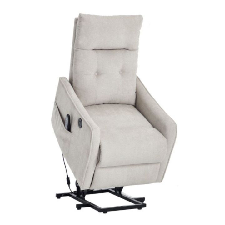 GOODSILO Single Motor Power Lift Recliner Chair with Massage, Heat and USB Charging for Ultimate Comfort and Support