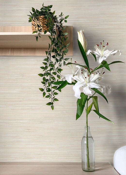 Grassweave Peach Imitation Grasscloth Wallpaper (Set of 2)