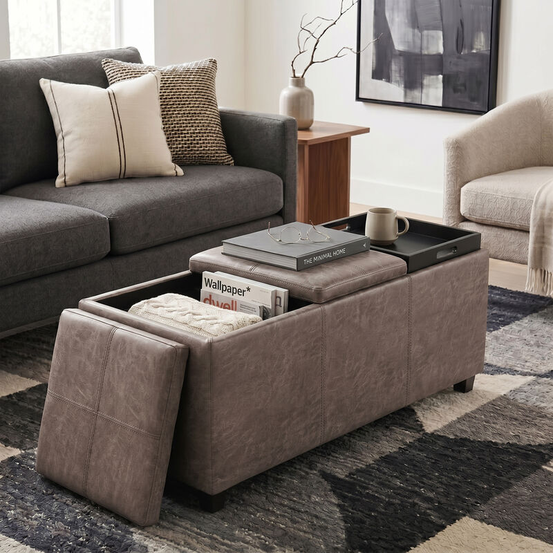 Avalon Storage Ottoman image number 2