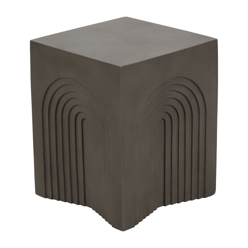 Concrete Arches Square Accent Table image number 1