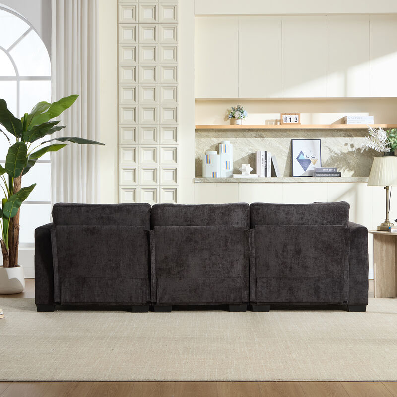Bomzik Modern Storage Sectional Sofa with Dual USB image number 7