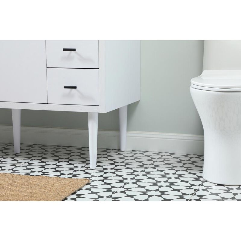 Elegant Kitchen and Bath 48 inch Single bathroom vanity in white