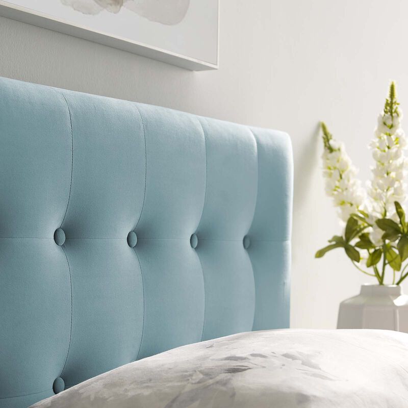 Modway - Emily Twin Biscuit Tufted Performance Velvet Headboard image number 1