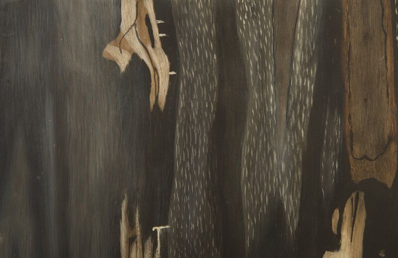 Cast Petrified Square Wood Stool