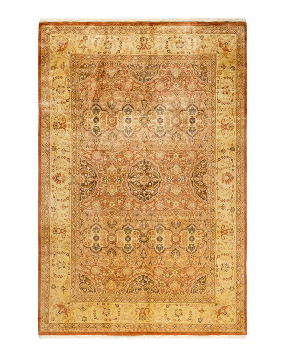 Mogul, One-of-a-Kind Hand-Knotted Area Rug  - Brown,  6' 0" x 8' 9"