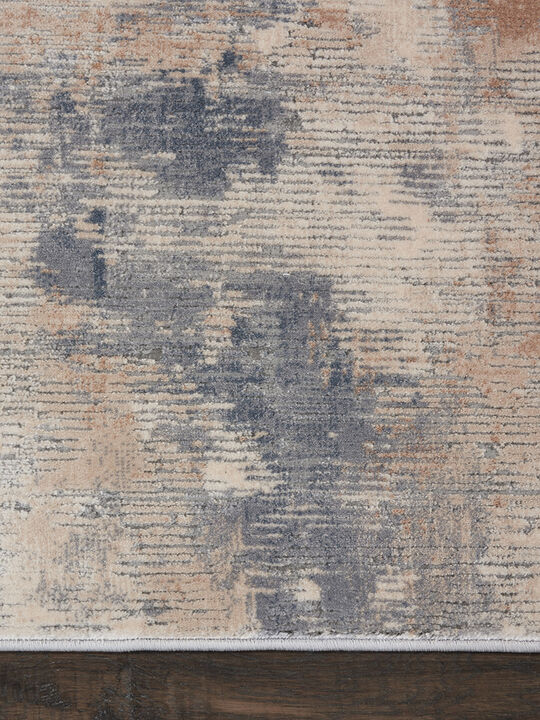 Rustic Textures RUS05 Beige/Gray 3'11" x 5'11" Rug