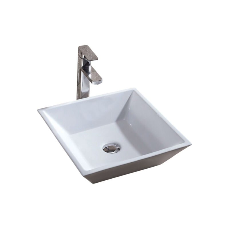Stylish Ceramic Porcelain Vessel Basin Sink &ndash; Contemporary Bathroom Countertop Design