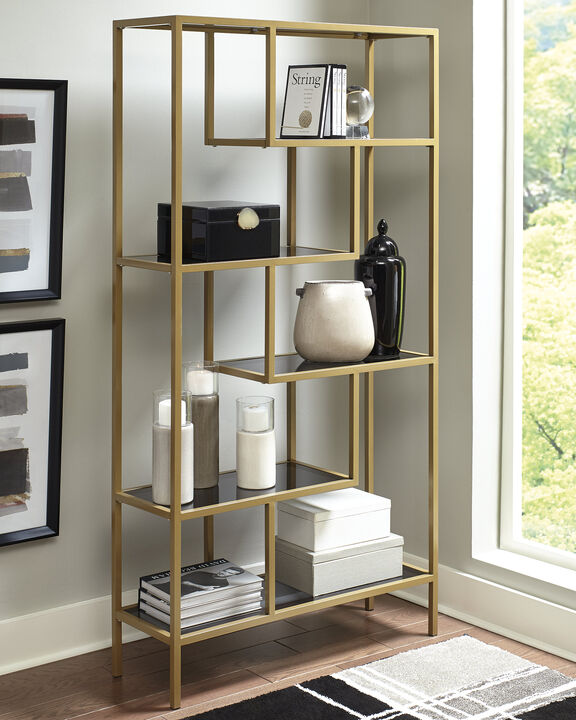 Frankwell Bookcase in Gold