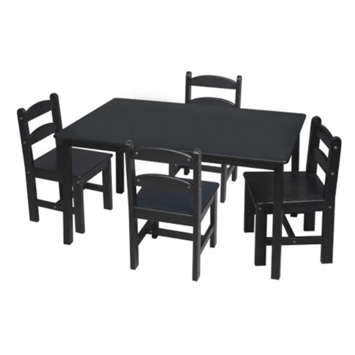 Gift Mark Kids PlayRoom Rectangle Table with 4 Chairs