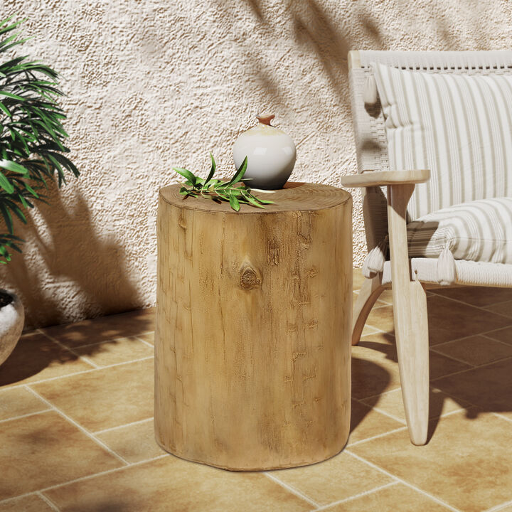 Christopher Knight Home Oaklyn Outdoor Contemporary Lightweight Concrete Side Table