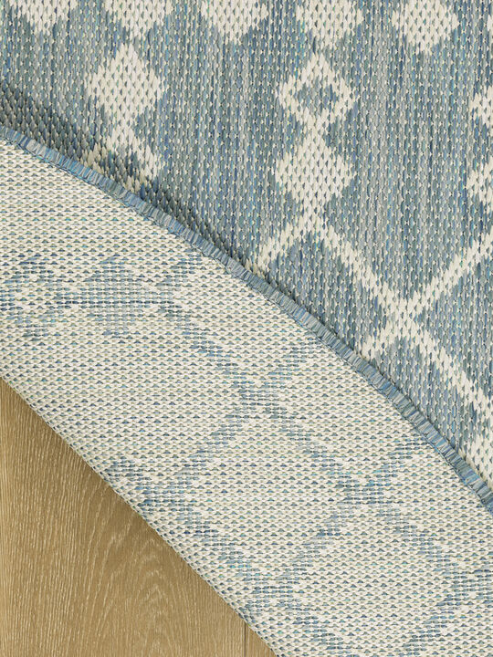 Positano POS02 Aqua 8' x Round Rug