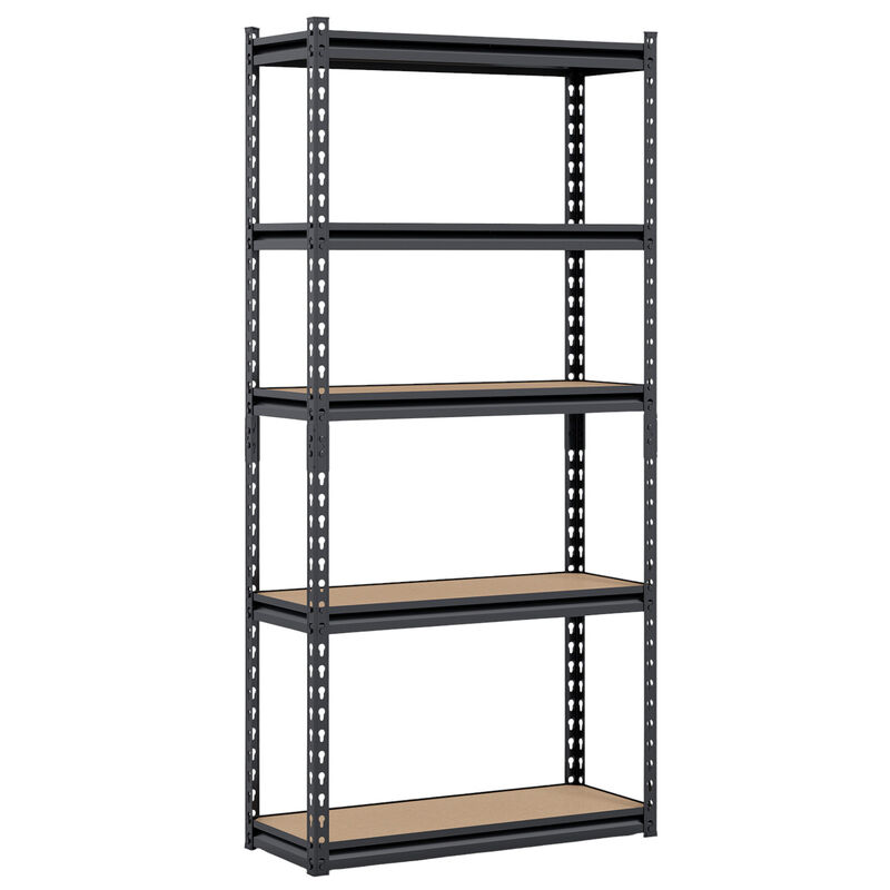5-Tier Garage Storage Rack with Heavy-Duty Metal Shelves, 2200 LBS Capacity image number 0