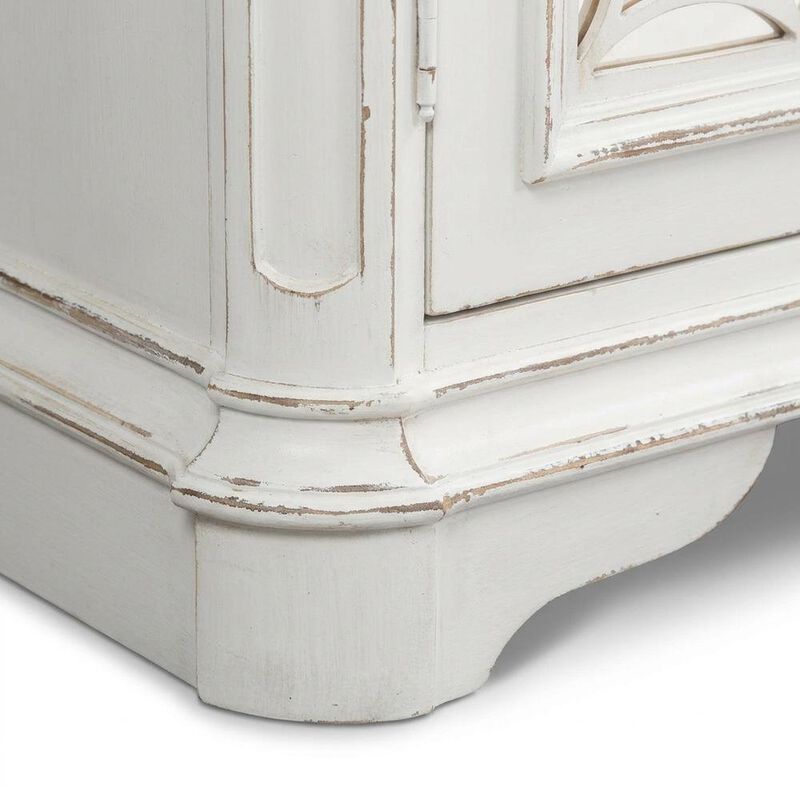 Liberty Furniture Solid Wood Buffet Cabinet with Storage, Sideboard for Dining Room, White image number 6