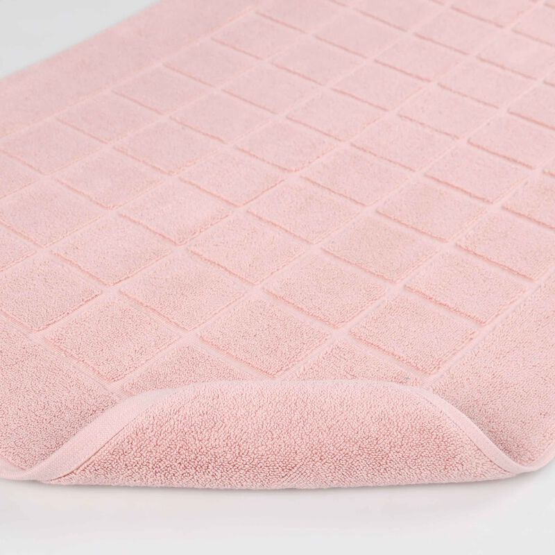 Washable Cotton Checkered Bath Rug Set of 2 for Bathrooms image number 2