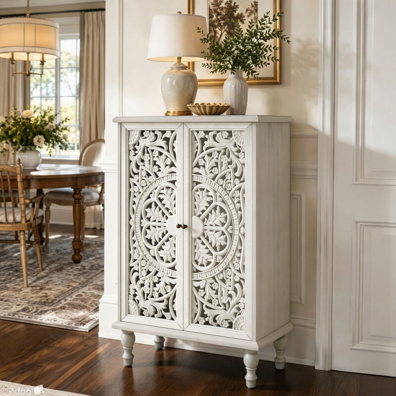 Zuggo 47" Tall Accent Cabinet image number 2