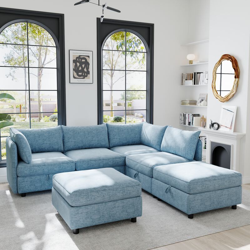 Vepwaf Modular Sectional Sofa image number 3