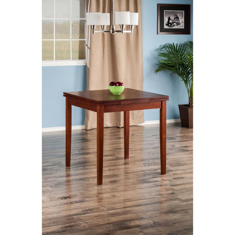 Winsome Wood Pulman Extension Table Walnut