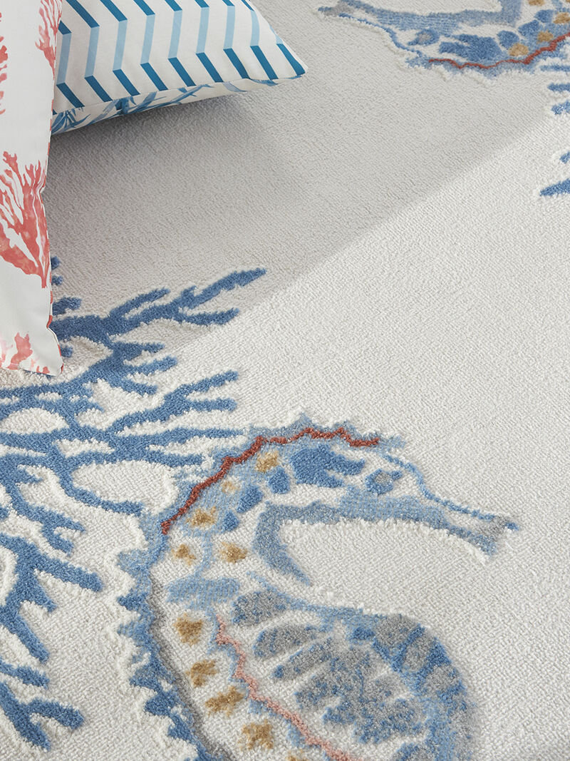 Seaside SDS03 Ivory/Multicolor 5'3" x 7'3" Rug