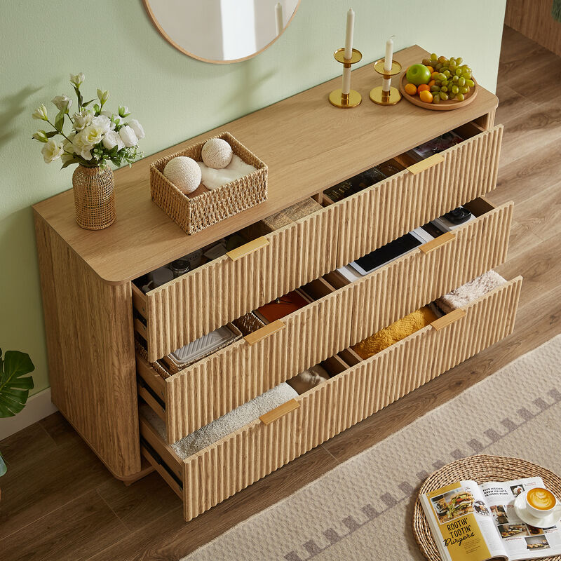 Parjux 6-Drawer Dresser image number 2