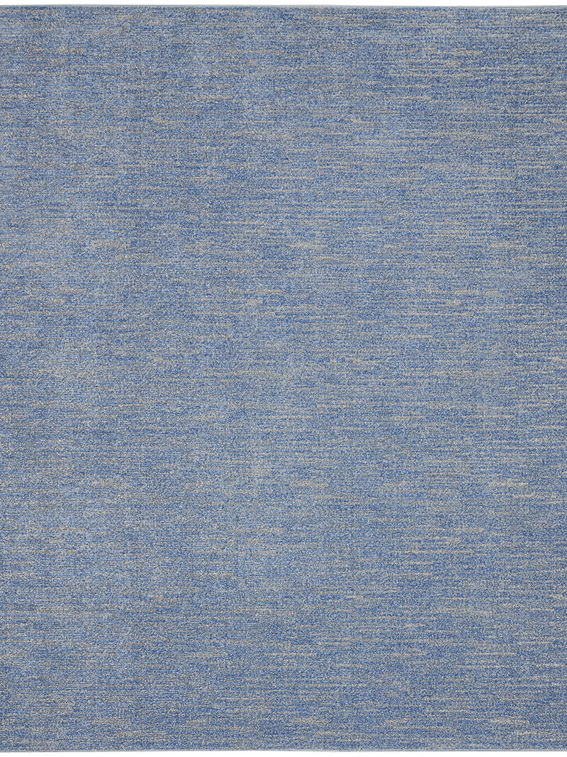 Nourison Essentials NRE01 Blue/Gray 7' x 10' Rug image number 0