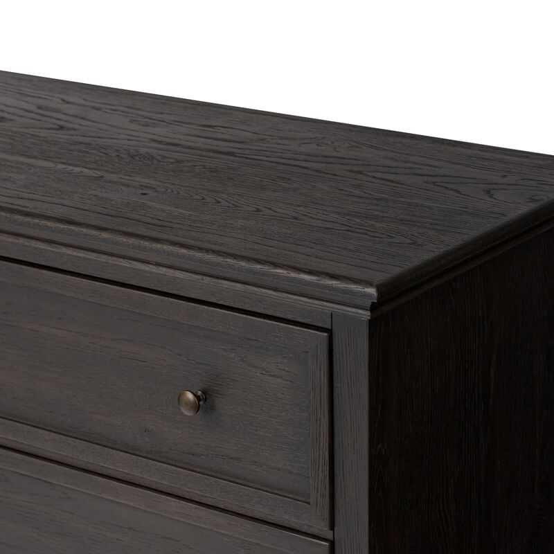 Geoffrey Smoked Black Tall Dresser