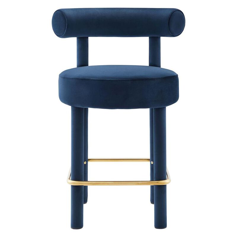 Toulouse Performance Velvet Counter Stool - Set of 2 image number 4