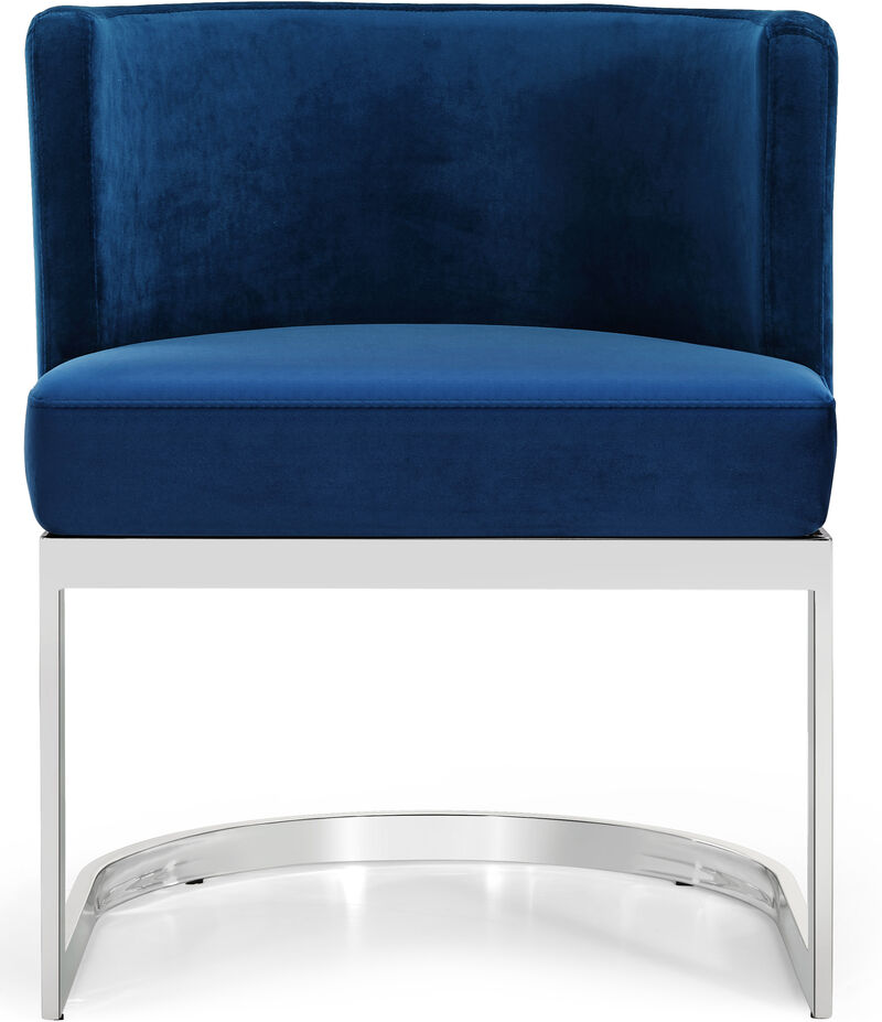 Meridian Furniture Gianna Navy Velvet Dining Chair