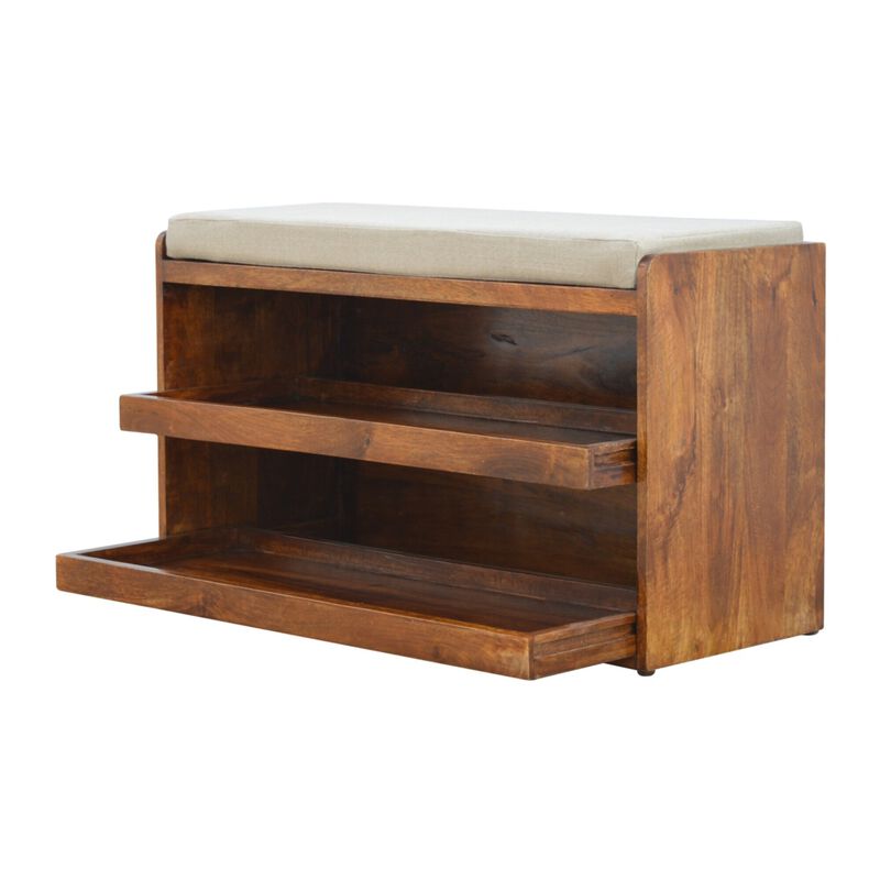 Solid Wood Shoe Storage Unit