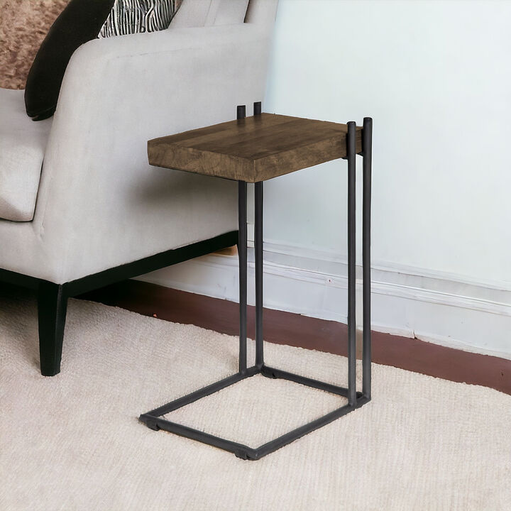 Square Accent Table &ndash; Solid Wood Construction for Lasting Quality