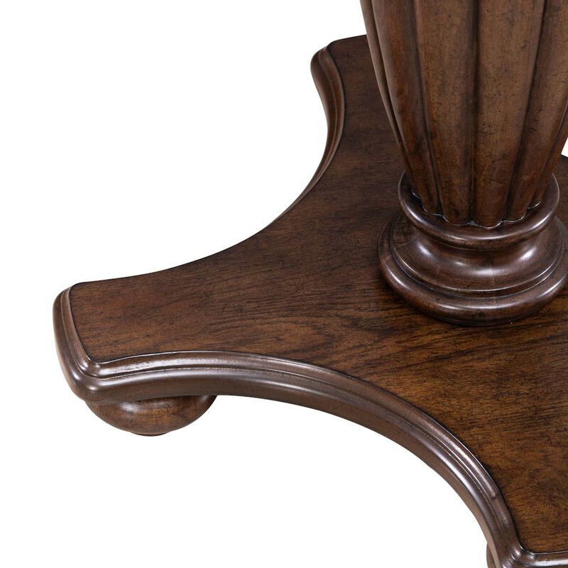Liberty Furniture Allington Round End Table for Living Room - Satin Sienna image number 5