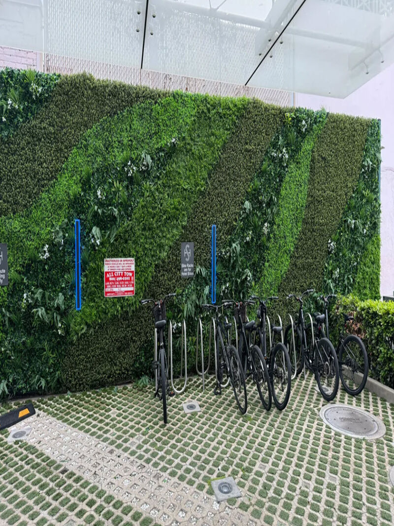 Luxury Snowy White Artificial Vertical Garden 40" x 40" 11SQ FT Commercial Grade UV Resistant