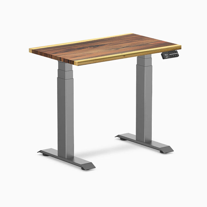 Desky Dual Mini Hardwood Sit Stand Desk image number 0